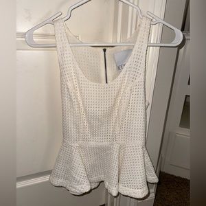 Anthropologie White Blouse